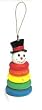 Fisher Price Rock A Stack Snowman Christmas Ornament by Basic Fun