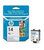 HP 14 Tri-colour Ink Cartridge