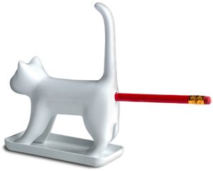 Sharp End Pencil Sharpener - BLACK Cat Butt Sharpener - Cat's Meow