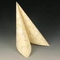 50 Servietten, stoff&auml;hnlich, Airlaid 1/4-Falz 40 cm x 40 cm creme "Embroidery" PS16232