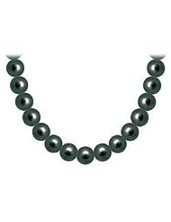Tahitian Pearl Necklace : 18K White Gold â€" 10.00 - 12.00 MM