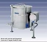 Cleveland KEL-25 Tri-Leg Stationary Electric 25 Gallon Steam Jacketed Kettle with 2