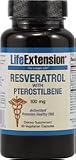 Life Extension Resveratrol with Pterostilbene 100 Mg Veggie Capsules, 60-Count
