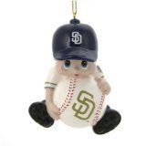 San Diego Padres 3" Lil Team Hockey Player Ornament - MLB Baseball
