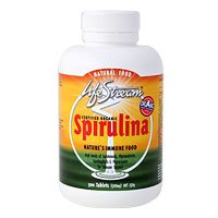 Lifestream Certified Organic Spirulina - 200 x 500mg Tablets