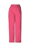 Cherokee Workwear Women's Cargo W4200 Pull-On Scrub Pant (Carnation Pink, Medium)