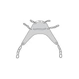 Drive Medical divided leg sling for stand assist lifts, petite - 1 ea, 13262P