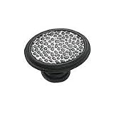 Laurey 12197 Cabinet Hardware 1-5/8-Inch Oval Knob, Oil Rubbed Bronze and Brown