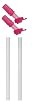 CamelBak Kids Bottle Accessory 2 Bite Valves/2 Straws (Blue)