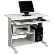 Buddy Products Euroflex Minitower Workstation, Fixed Height, 21.625 x 31 x 35.5 Inches, Gray (6454-18)