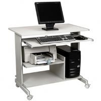 Buddy Products Euroflex Minitower Workstation, Fixed Height, 21.625 x 31 x 35.5 Inches, Gray (6454-18)