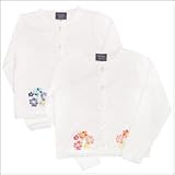 Girls Embroidered Floral Cardigan