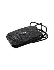 Black iPhone 3G / 3GS Case - Genuine Stingray Skin Leather