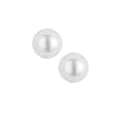 6mm White Faux Pearl Blomdahl Titanium Earrings