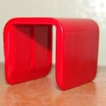 Bimini Boat Clip - Fits 1 1/4" Square Tubing - Red Color - 5 Pack
