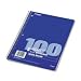 Spiral Notebook, Wide Rule, 3 Hole Punched, 100 Sheets, 8-1/2"x10-1/2" MEA05514