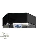 Clear-for-Life Black Acrylic Hexagon Canopy for 55/75/95 25in F to F Aquarium