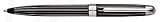 Laban Black & .925 Sterling Silver Perpendicular Ballpoint Pen - LST-B9191-11