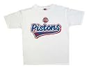 Detroit Pistons Kids White T-Shirt