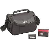 Cheap Sony ACCDVH Accessory Kit w/NPFH50 Battery, LCS-KHD Case & DVM60PRL Cassette for Sony MiniDV Camcorders