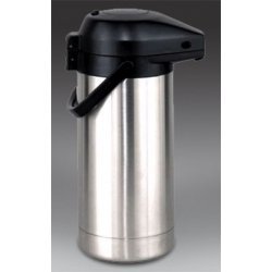 Coffee Airpot (Stainless Steel w  Black) (3.5L) by Stacks and Stacks