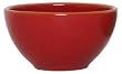 Terracotta Glazed Pottery Dark Red Cereal Bowl 5.5"D Set / 2
