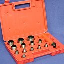 13 pc SHARP HOLLOW PUNCH TOOL SET for LEATHER & GASKET 3/16