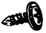 #8X1/2 Phillips Pan Head Drill Screw-Chrome (100 count)