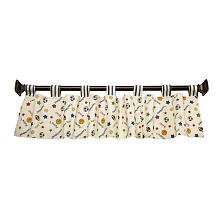 Little Bedding Lil Champ Window Valance, Blue/Red