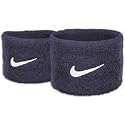 NIKE Swoosh Navy Wristbands