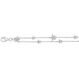 14K White Gold Diamond Bracelet