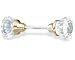 Glass Door Knob Set Brass