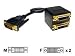 Cables Unlimited Premium 12-inch DVI-D Cable Splitter (PCM-2265)