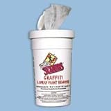 Dymon SCRUBS Graffiti & Spray Paint Remover, 30-Towel Canister