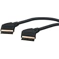5m Scart Cable - Premium Quality / 24k Gold / Fully Wired / Shielded / 21-pin / Audio / Video / Male to Male