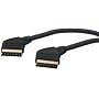 3m Scart Cable - Premium Quality / 24k Gold / Fully Wired / Shielded / 21-pin / Audio / Video / Male to Male