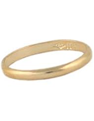 Children Jewelry - 10K Yellow Gold Plain Band Ring (Size 4)
