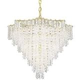 Multi-Tiered Crystal Chandelier
