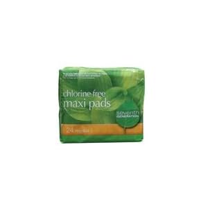 Seventh Generation Feminine Care Ultra-thin Overnight with Wings 14 count Chlorine Free Pads by Seventh Generation