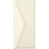 25 Pearl White Kid Finish DL Envelopes