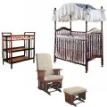 HEIRLOOM CANOPY CRIB - CHERRY