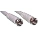 5m Satellite Cable Male Plug To Male Plug - White