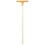 Children's Toy Gardening Tools: Kid Sized Metal Garden Rake 28" Orange, made in Sweden by NYBY