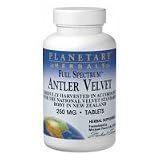 Health Genesis - Planetary Formulas - Antler Velvet 250mg Full Spectrum - 60 tabs