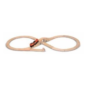 Natural Hardwood Figure 8 Train Set by 