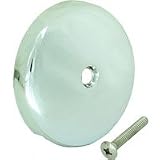 Buy Ez-Flo Chrome Overflow Plate Cover With One Hole by EZ-Flo
