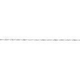 14K White Gold 1.7mm Singapore Chain 20