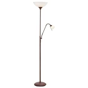 Dainolite DLHA319F-OBB Mother and Son Floor Lamp, Oil Brushed Bronze