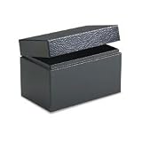 Buddy Products 335-4 Buddy Products 3 X 5 Steel Card File, 3-3/8 File Depth, 100-Card Cap, Black