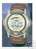 Casio Womens Pathfinder PAL100L-5V Thermometer 100 Meter Water Resistant Trifold Leather Band Watch